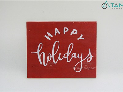 Tranh gỗ Giáng sinh 06